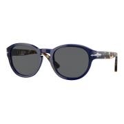 Persol Opal Blue/Dark Grey Solglasögon Blue, Unisex