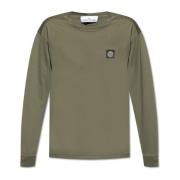 Stone Island T-shirt med logopatch Green, Herr