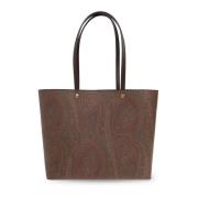 Etro Shopper väska Brown, Dam