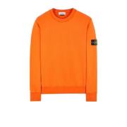 Stone Island Round-neck Knitwear Orange, Herr