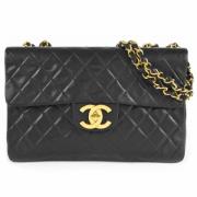 Chanel Vintage Pre-owned Laeder chanel-vskor Black, Dam