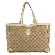 Gucci Vintage Pre-owned Canvas totevskor Brown, Dam