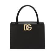 Dolce & Gabbana Stilren Tote Bag med Unik Design Black, Dam