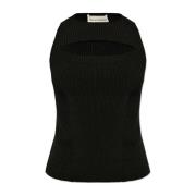 Alexander McQueen Crop top Black, Dam