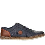 Rieker Laced Shoes Blue, Herr