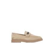 Brunello Cucinelli Eleganta Platta Skor Beige, Dam