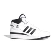 Adidas Basketboll Sneaker Junior Mid-Cut Stil White, Herr