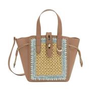 Furla Net Tote Mini Väska Beige, Dam