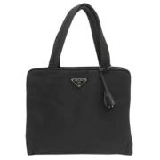 Prada Vintage Pre-owned Tyg prada-vskor Black, Dam