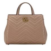 Gucci Vintage Pre-owned Tyg gucci-vskor Beige, Dam