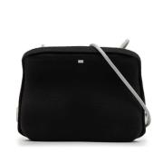 Chanel Vintage Pre-owned Stickat crossbodyvskor Black, Dam