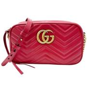 Gucci Vintage Pre-owned Tyg gucci-vskor Red, Dam