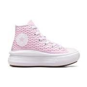 Converse Casual Sneaker Skor för Män och Kvinnor Pink, Dam