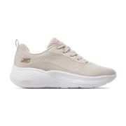 Skechers Atletisk Stickad Sneaker Beige, Dam