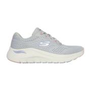 Skechers Bekväm Vegan Sneaker med Arch Support Gray, Dam