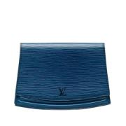 Louis Vuitton Vintage Pre-owned Laeder crossbodyvskor Blue, Dam