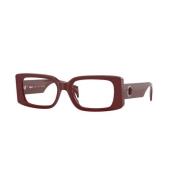 Versace Rött Båge Glasögon Ve3362U 5487 Red, Unisex
