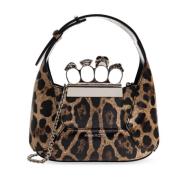 Alexander McQueen Jewelled Hobo Mini Handväska Multicolor, Dam