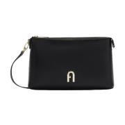 Furla Diamante Mini Crossbody Väska Black, Dam