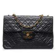 Chanel Vintage Pre-owned Laeder chanel-vskor Black, Dam