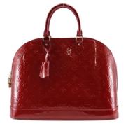 Louis Vuitton Vintage Pre-owned Tyg louis-vuitton-vskor Red, Dam