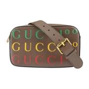 Gucci Vintage Pre-owned Laeder axelremsvskor Brown, Dam