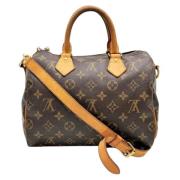 Louis Vuitton Vintage Pre-owned Canvas handvskor Brown, Dam