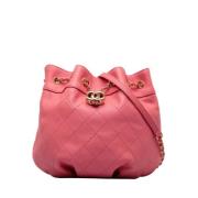 Chanel Vintage Pre-owned Laeder chanel-vskor Pink, Dam