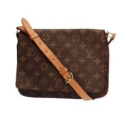 Louis Vuitton Vintage Pre-owned Canvas louis-vuitton-vskor Brown, Dam