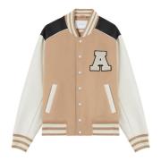 Axel Arigato Ivy Varsity Jacket Beige, Herr