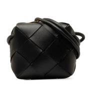 Bottega Veneta Vintage Pre-owned Laeder axelremsvskor Black, Dam