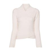 Victoria Beckham Fashionable Sweater Styles Pink, Dam