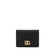 Dolce & Gabbana Stilren Plånbok med Unik Design Black, Dam