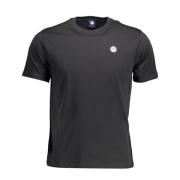 North Sails Svart Logo Accent T-shirt Black, Herr