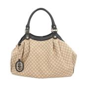 Gucci Vintage Pre-owned Canvas handvskor Beige, Dam