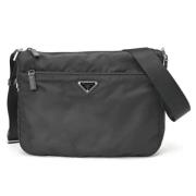 Prada Vintage Pre-owned Tyg prada-vskor Black, Dam