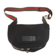 Gucci Vintage Pre-owned Canvas axelremsvskor Black, Dam