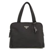 Prada Vintage Pre-owned Tyg prada-vskor Black, Dam