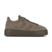 Hogan Ränder Sneakers Brown, Herr