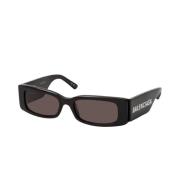 Balenciaga Stiliga solglasögon i färg 001 Black, Unisex