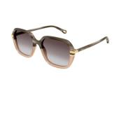 Chloé Stiliga solglasögon i olika färger Gray, Dam