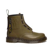 Dr. Martens Alpha 1460 Ben DMS Olive Stövlar Green, Unisex