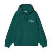 Carhartt Wip Onyx Script Huvtröja Green, Herr