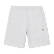 Carhartt Wip Chase Sweat Shorts Gray, Herr