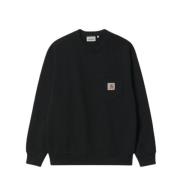 Carhartt Wip Svarta Tröjor för Män Black, Herr