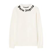 Palm Angels Chic Sweater Designs White, Herr