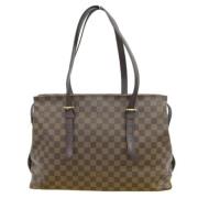 Louis Vuitton Vintage Pre-owned Canvas louis-vuitton-vskor Brown, Dam