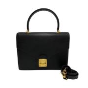 Fendi Vintage Pre-owned Laeder handvskor Black, Dam