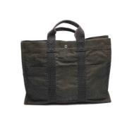 Hermès Vintage Pre-owned Tyg totevskor Black, Dam