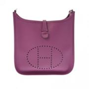 Hermès Vintage Pre-owned Tyg axelremsvskor Purple, Dam